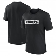 Футболка Las Vegas Raiders Nike Sideline Player Performance - Black Футболка Las Vegas Raiders Nike Sideline Player Performance - Black