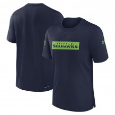 Футболка Seattle Seahawks Nike Sideline Player Performance - College Navy