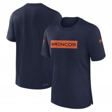 Футболка Denver Broncos Nike Sideline Player Performance - Navy