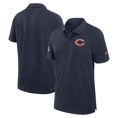 Chicago Bears Nike Navy 2024/25 Sideline Performance Polo