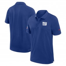 New York Giants Nike Royal 2024/25 Sideline Performance Polo