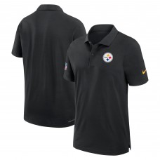 Pittsburgh Steelers Nike Black 2024/25 Sideline Performance Polo