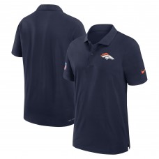 Denver Broncos Nike Navy 2024/25 Sideline Performance Polo