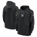 Толстовка Las Vegas Raiders Nike Sideline Jersey Performance - Black