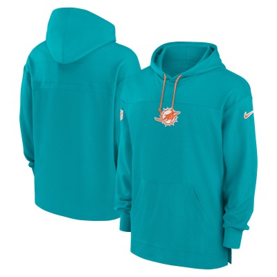 Толстовка Miami Dolphins Nike Sideline Jersey Performance - Aqua