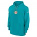 Толстовка Miami Dolphins Nike Sideline Jersey Performance - Aqua