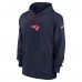 Толстовка New England Patriots Nike Sideline Jersey Performance - Navy