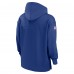 Толстовка New York Giants Nike Sideline Jersey Performance - Royal