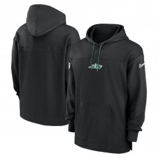 Толстовка New York Jets Nike Sideline Jersey Performance - Black