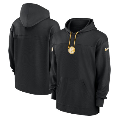 Толстовка Pittsburgh Steelers Nike Sideline Jersey Performance - Black