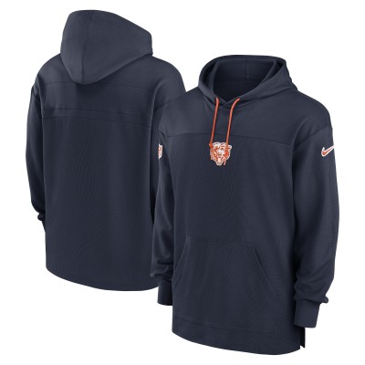 Толстовка Chicago Bears Nike Sideline Jersey Performance - Navy