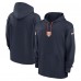 Толстовка Chicago Bears Nike Sideline Jersey Performance - Navy