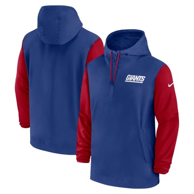 Куртка на короткой молнии New York Giants Nike 2024/25 Sideline Pre-Game Player - Royal/Red