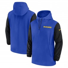 Куртка на короткой молнии Los Angeles Rams Nike 2024/25 Sideline Pre-Game Player - Royal/Black