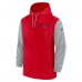 Куртка на короткой молнии New England Patriots Nike 2024/25 Sideline Pre-Game Player - Red/Gray