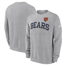 Свитшот Chicago Bears Nike Heather Gray Club Pullover Свитшот Chicago Bears Nike Heather Gray Club Pullover