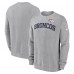 Denver Broncos Nike Heather Gray Club Pullover Sweatshirt