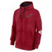 Arizona Cardinals Nike Cardinal Primetime Club Full-Zip Hoodie