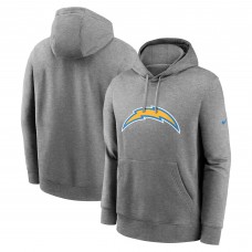 Толстовка Los Angeles Chargers Nike Club Logo - Heather Gray