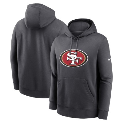 Толстовка San Francisco 49ers Nike Club Logo - Anthracite