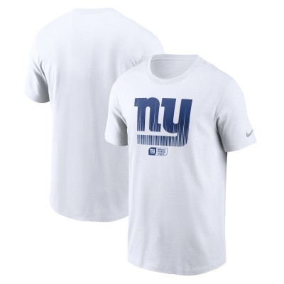 New York Giants Nike White Faded Essential T-Shirt