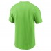 Seattle Seahawks Nike Neon Green Faded Essential T-Shirt