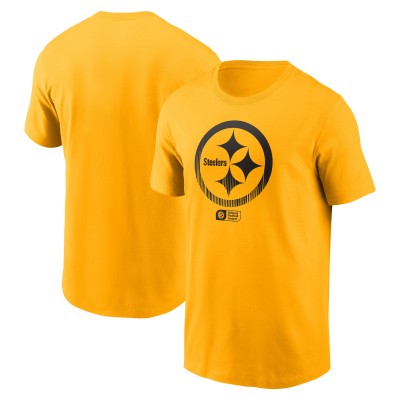Футболка Pittsburgh Steelers Nike Gold Faded Essential