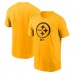 Футболка Pittsburgh Steelers Nike Gold Faded Essential