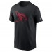 Arizona Cardinals Nike Black Faded Essential T-Shirt