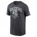 Las Vegas Raiders Nike Anthracite Helmet Essential T-Shirt