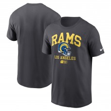 Los Angeles Rams Nike Helmet Essential T-Shirt - Anthracite