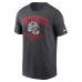 New England Patriots Nike Anthracite Helmet Essential T-Shirt