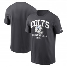 Indianapolis Colts Nike Anthracite Helmet Essential T-Shirt