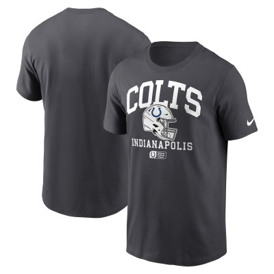 Indianapolis Colts Nike Anthracite Helmet Essential T-Shirt