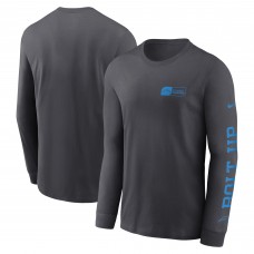 Los Angeles Chargers Nike Anthracite All Out Long Sleeve T-Shirt