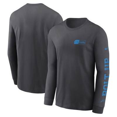 Los Angeles Chargers Nike Anthracite All Out Long Sleeve T-Shirt