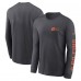 Miami Dolphins Nike Anthracite All Out Long Sleeve T-Shirt