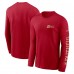 San Francisco 49ers Nike Scarlet All Out Long Sleeve T-Shirt