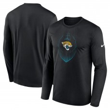 Jacksonville Jaguars Nike Black Icon Legend Performance Long Sleeve T-Shirt