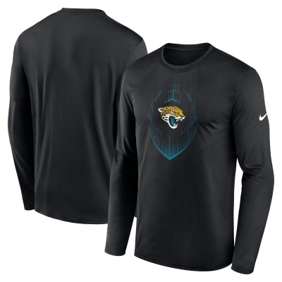 Jacksonville Jaguars Nike Black Icon Legend Performance Long Sleeve T-Shirt