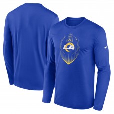 Los Angeles Rams Nike Icon Legend Performance Long Sleeve T-Shirt - Royal Los Angeles Rams Nike Icon Legend Performance Long Sleeve T-Shirt - Royal