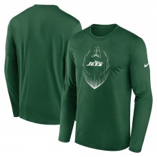 New York Jets Nike Green Icon Legend Performance Long Sleeve T-Shirt New York Jets Nike Green Icon Legend Performance Long Sleeve T-Shirt