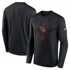 Arizona Cardinals Nike Black Icon Legend Performance Long Sleeve T-Shirt
