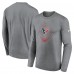 Футболка с длинным рукавом Houston Texans Nike Heather Gray Icon Legend Performance Футболка с длинным рукавом Houston Texans Nike Heather Gray Icon Legend Performance