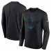 Футболка с длинным рукавом Carolina Panthers Nike Black Icon Legend Performance Футболка с длинным рукавом Carolina Panthers Nike Black Icon Legend Performance