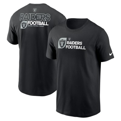 Футболка Las Vegas Raiders Nike Outline - Black