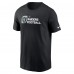 Футболка Las Vegas Raiders Nike Outline - Black