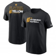 Футболка Pittsburgh Steelers Nike Outline - Black