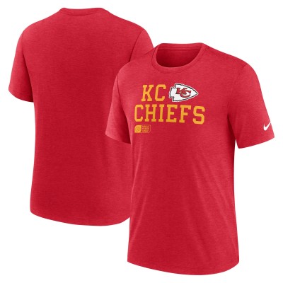 Футболка Kansas City Chiefs Nike Overlap Lockup Tri-Blend - Red