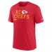 Футболка Kansas City Chiefs Nike Overlap Lockup Tri-Blend - Red